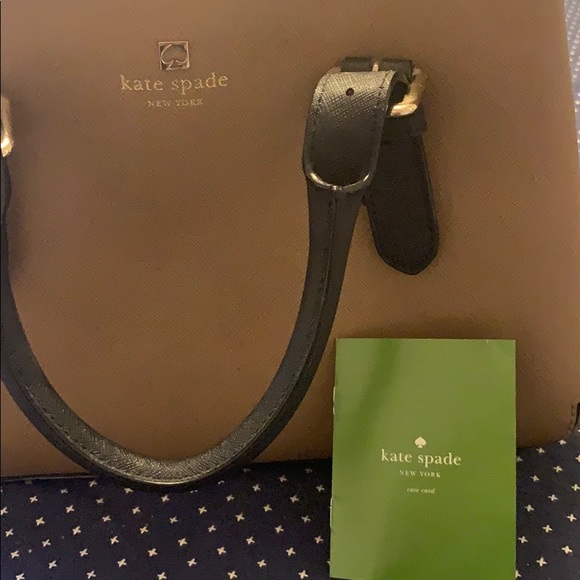 Tan and Black Kate Spade Handbag - Picture 7 of 8